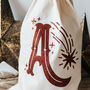 Glitter Initial Personalised Christmas Sack, thumbnail 3 of 8