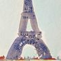 Paris Skyline Illustration Limited Edition Giclee Print, thumbnail 5 of 7