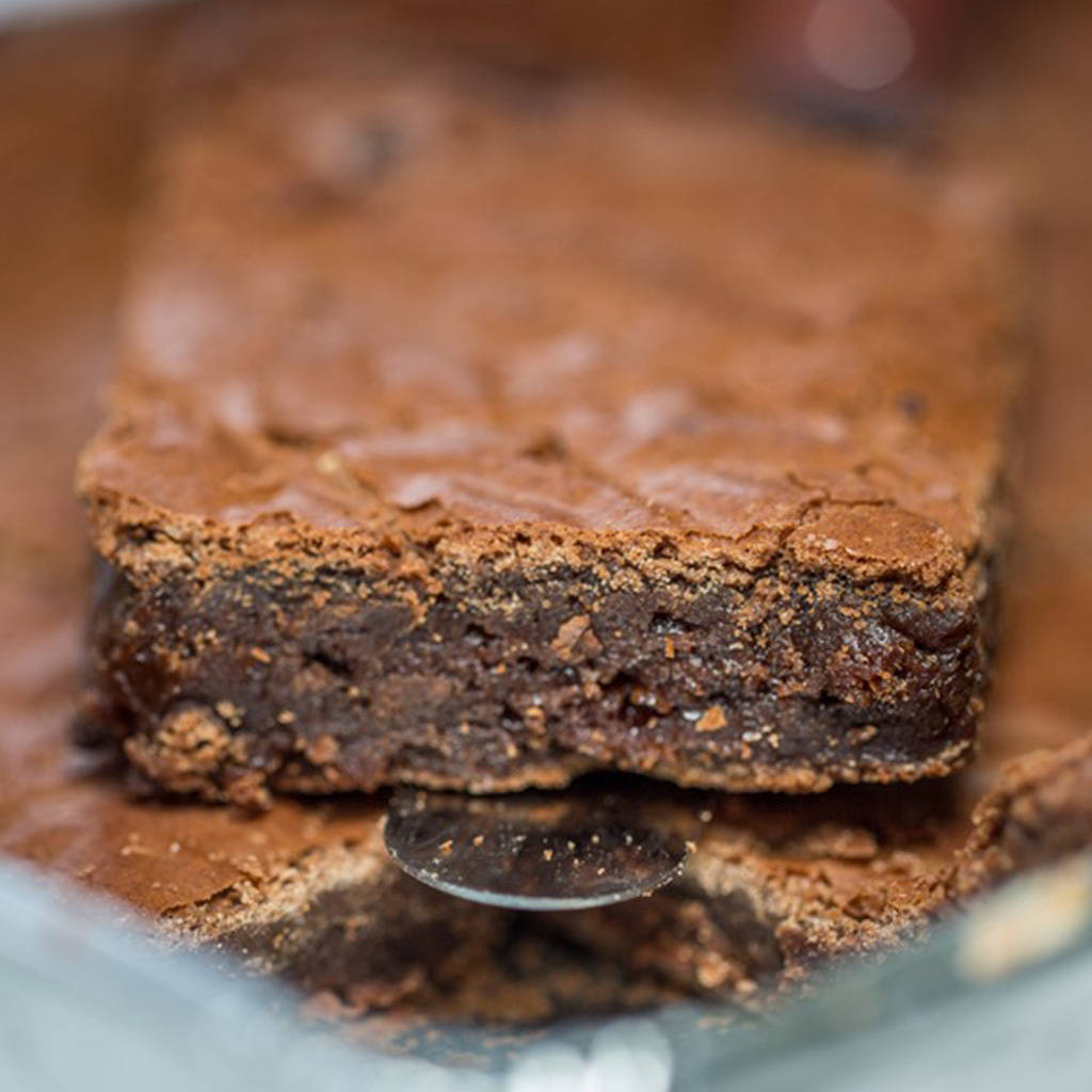 gooey chocolate brownie by ridiculously rich by alana