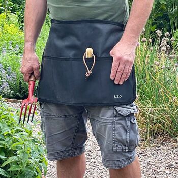 Personalised Buffalo Leather Gardening Or Tool Belt, 6 of 12