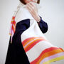 Pure Cashmere Scarf With Multistripe, thumbnail 1 of 3