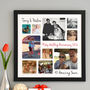 Personalised Ruby Wedding Anniversary Photo Collage, thumbnail 1 of 8