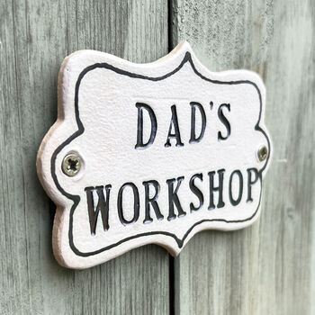 Dad's Workshop Ceramic Sign, 2 of 5