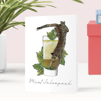 Mint Juleopard Cocktail Card, 2 of 4