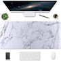 White Marble Desk Pad Protector, thumbnail 6 of 7