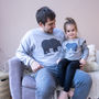 Personalised Daddy And Baby Bear Sweatshirt Set, thumbnail 1 of 5