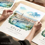 Split Croatia Travel Print, thumbnail 1 of 7