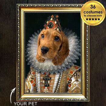 Renaissance Pet Portrait The General, 6 of 9