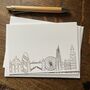 London Landmarks Pressed Luxury Note Cards, thumbnail 5 of 9