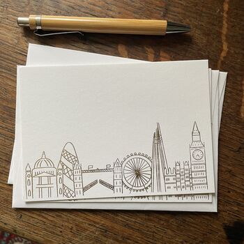 London Landmarks Pressed Luxury Note Cards, 5 of 9