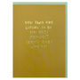 Typographical Happy Baby Shower Card, thumbnail 1 of 2