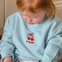 So Sweet Embroidered Cherry Children's Sweatshirt, thumbnail 2 of 4