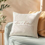 Personalised Song Lyrics Cushion, thumbnail 1 of 8