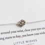 A Handmade Little Wish Bracelet Sentimental Gift, thumbnail 4 of 4