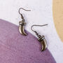 Little Horn Tusk Earrings, thumbnail 2 of 2