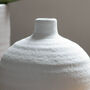 White Round Bud Vase, thumbnail 2 of 3