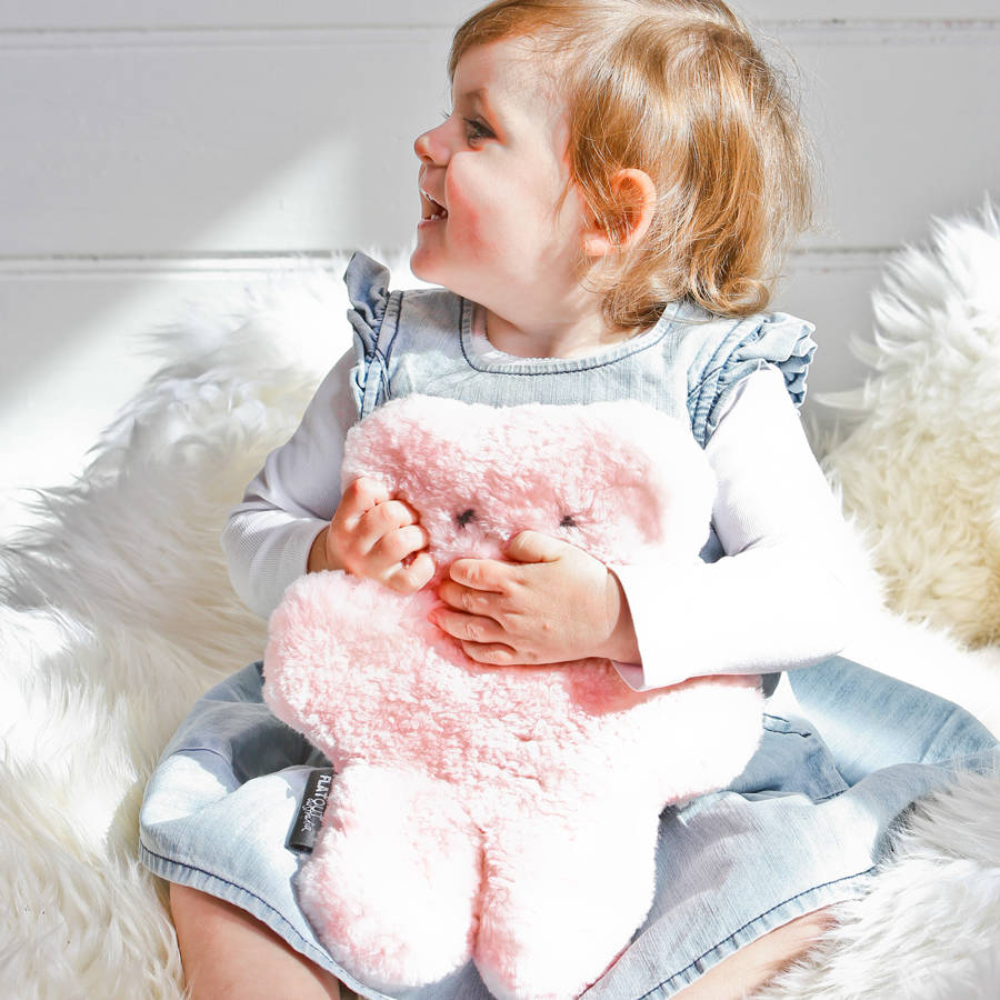 flat sheepskin teddy