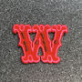 Letter W Alphabet Iron On Patch, thumbnail 2 of 4