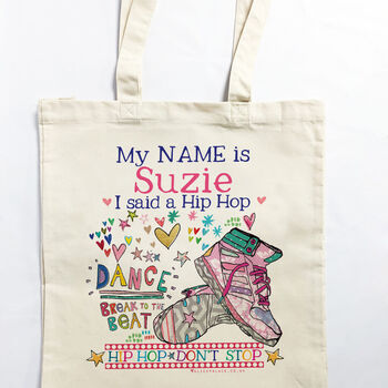 Personalised Disco, Steet, Ballet, And Tap Dancer Bag, 11 of 12