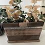Personalised Wooden Pot Planter, thumbnail 1 of 8