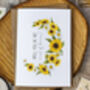 Sunflowers Will You Be My Bridesmaid Card, thumbnail 6 of 6