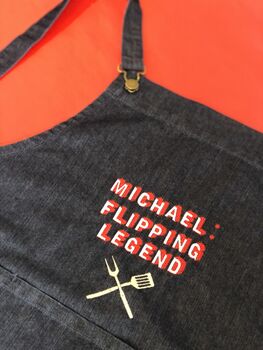 Father's Day Personalised Cooking / BBQ Apron, 6 of 6
