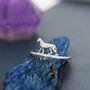 Sterling Silver Leopard Ring, thumbnail 6 of 12