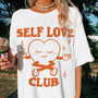 'Self Love Club' Trendy Tshirt, thumbnail 1 of 7