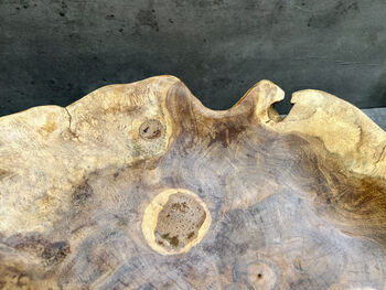 40cm Handmade Wooden Root Bowl – Balinese Gamal Wood, 6 of 12