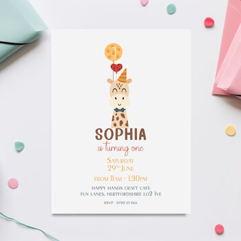 Birthday G Party Invitations, 3 of 3