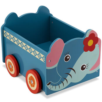 Wooden Pull Along Toy Storage Boxes, 9 of 9