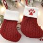 Mini Knitted Red Pet Stocking, thumbnail 1 of 3