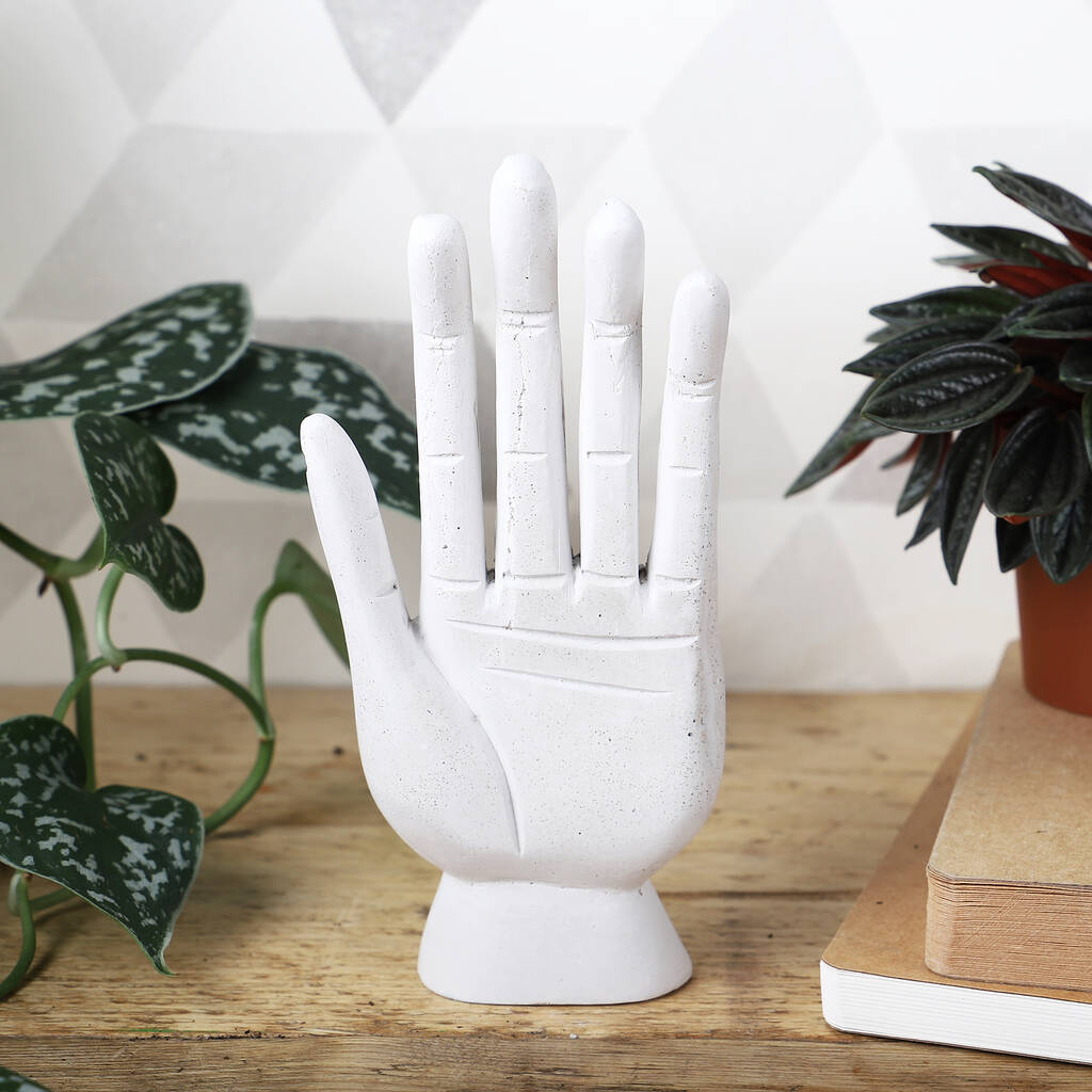 Image of Buddha Hand Concrete Statue