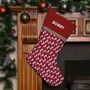 Personalised Christmas Stocking 'Sketched Reindeer', thumbnail 1 of 3