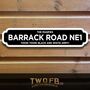 Newcastle Fc Personalised Bar And Man Cave Metal Sign, thumbnail 1 of 2