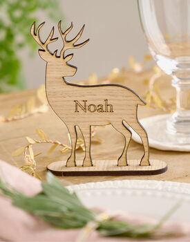 Personalised Reindeer Place Setting, 3 of 7