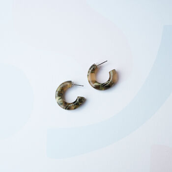 Laurel Round Hoop Earrings, 3 of 7