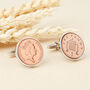 30th Birthday 1995 Penny Coin Cufflinks, thumbnail 2 of 10