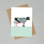 Cow Greeting Card, thumbnail 2 of 2