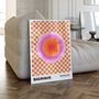 Bauhaus Monochrome Art Poster Target Checkerboard, thumbnail 1 of 2