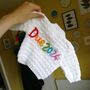 Personalised Cardigan For Newborn Baby, thumbnail 6 of 10
