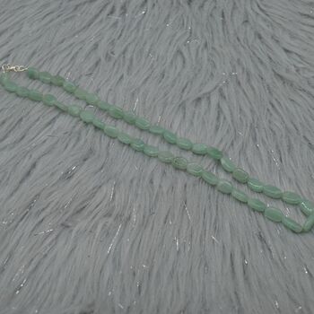Light Green Aventurine Beaded Necklace, 4 of 6