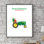 Personalised 'Farmer Christmas Is Coming To Town' Print, thumbnail 4 of 4