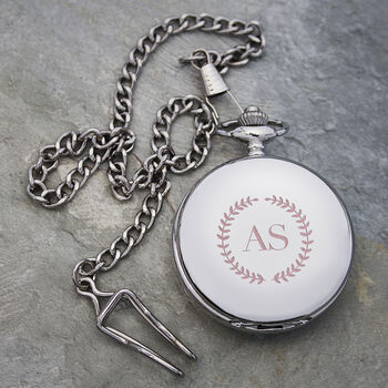 Personalised Silver Plated Heritage Pocket Watch, 7 of 7