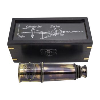 Personalised Brushed Gunmetal Telescope, 3 of 10