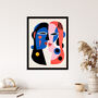 Just The Two Of Us Lovers Couple Modern Wall Art Print, thumbnail 4 of 6