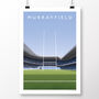 Murrayfield Stadium Scotland Rugby Poster, thumbnail 2 of 8