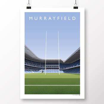 Murrayfield Stadium Scotland Rugby Poster, 2 of 8