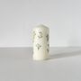 Mini Hand Painted Wedding Pillar Candle, thumbnail 4 of 6