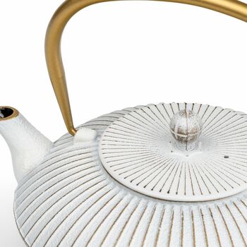 Cast Iron Teapot Linhai 1100ml Steel Fine Mesh Filter, 10 of 12